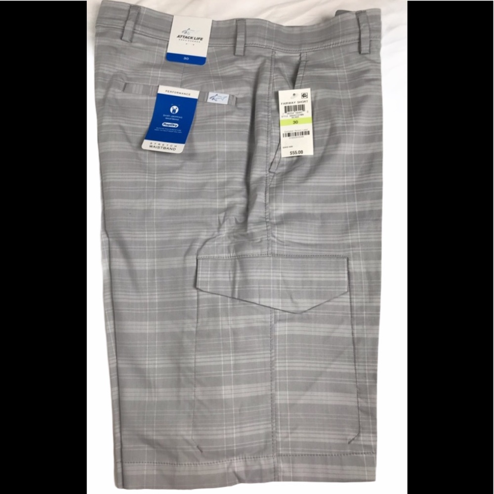ATTACK LIFE GREG NORMAN rapidri cargo shorts 30